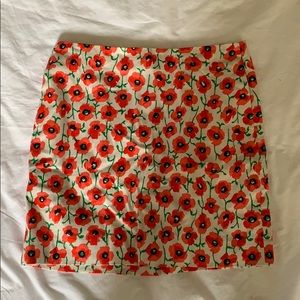 J.Crew Floral Skirt